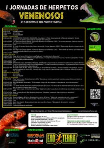 cartel jornadas eu miniatura 212x300 Queda una semana para la I Jornada de Herpetos Venenosos